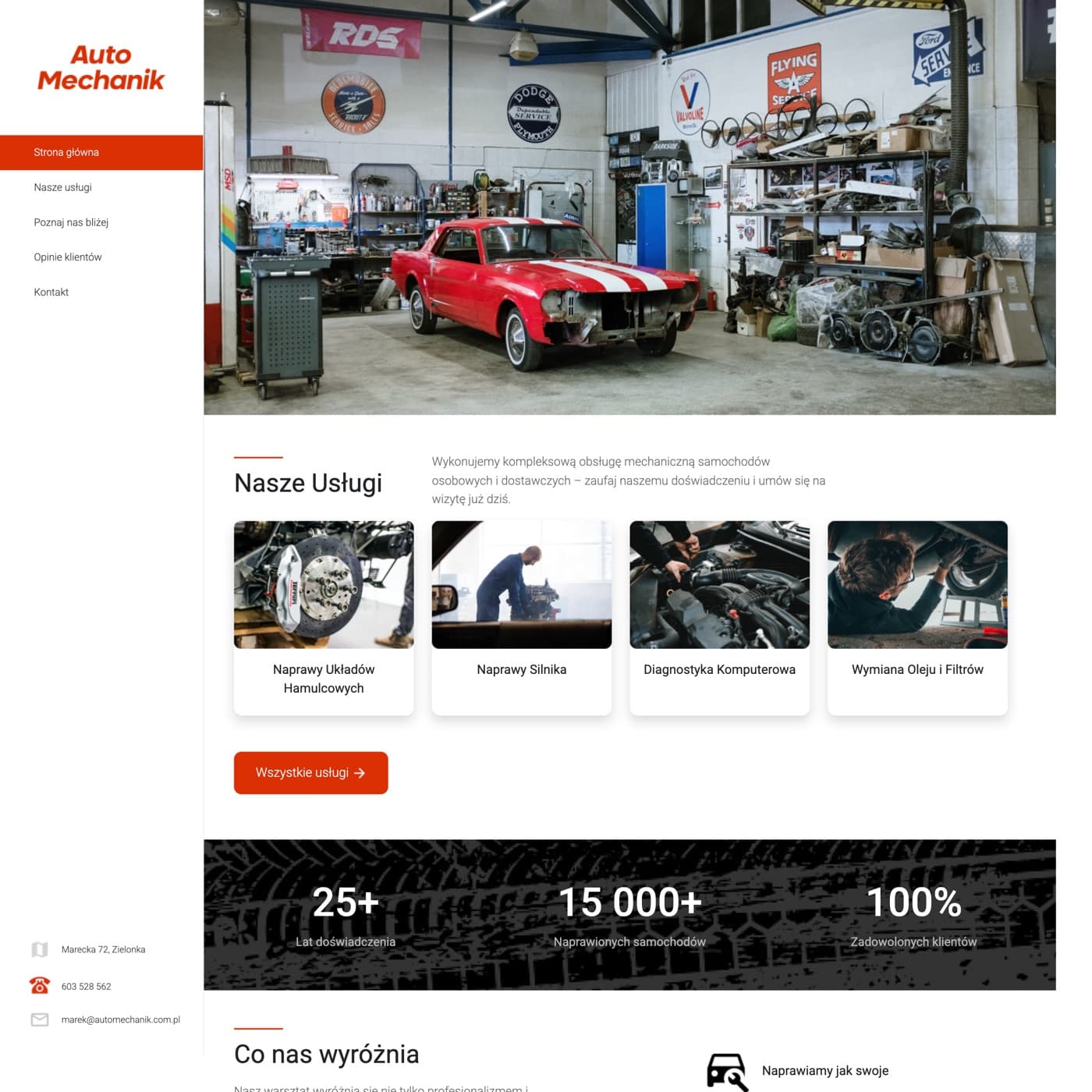 Podgląd strony automechanik.com.pl